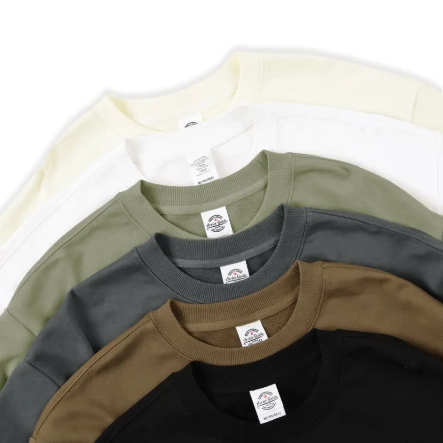 UX Unisex Plain Fleece Sweater – 350gsm, Long Sleeve, Oversized Korean Ulzzang Style, Couple Sweatshirt for Men & Women.
